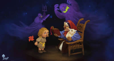 Alexandru Munteanu - Yaga Grandma stories illustration - Alexandru Munteanu-min