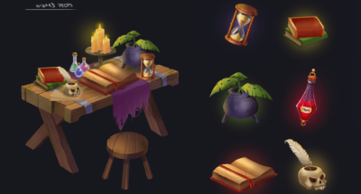 Paula Habliuc Wizzard Props